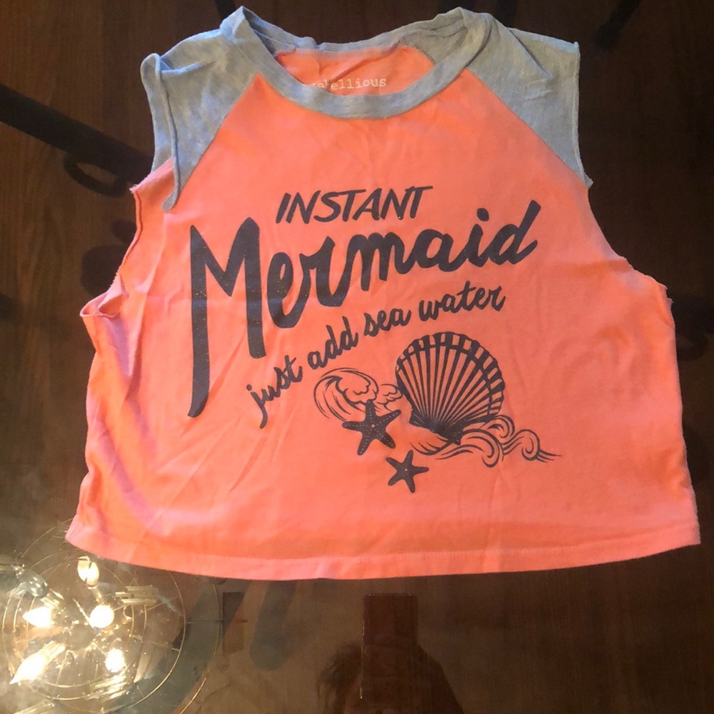 Mermaid crop top